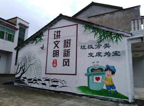 仙居墙绘是现在流行的墙体广告