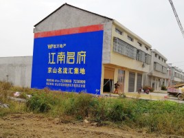 仙居农村墙体广告在不同形式上面展现的不同特色