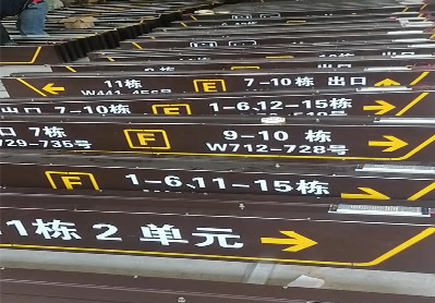 仙居广告标识中，常见的几种安装方式。